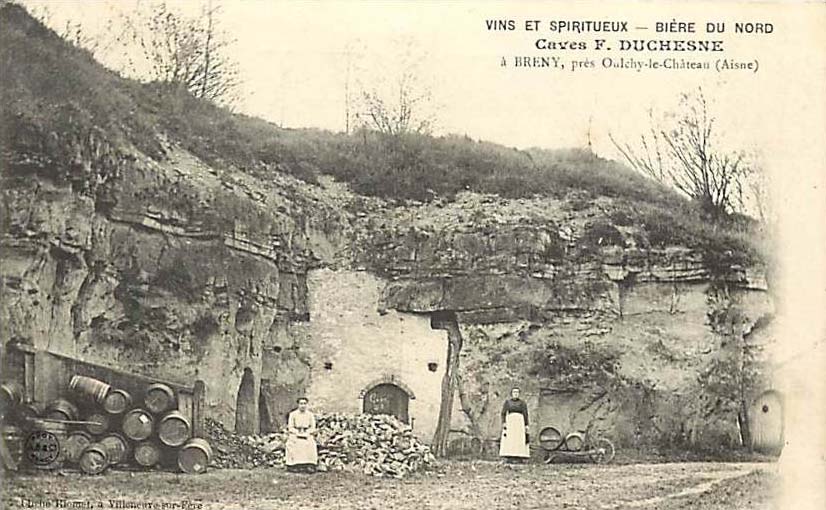 Vins et spiritueux - Bi�re du Nord - Caves F.Duchesne - � Breny, pr�s Oulchy-le-Ch�teau (Aisne)